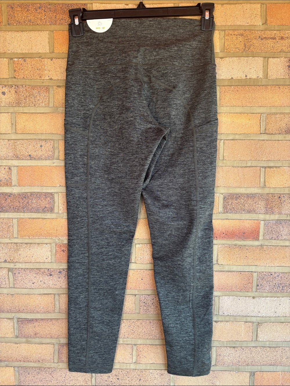aerie offline NWT The Hugger High Waist Olive Green Leggings L - Picture 6 of 8